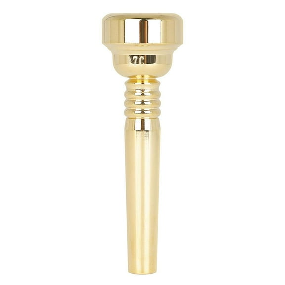 Professional 17C Trumpet Mouthpiece, Golden Plated Trumpet Mouthpiece Brass Musical Instrument Accessory for Gift