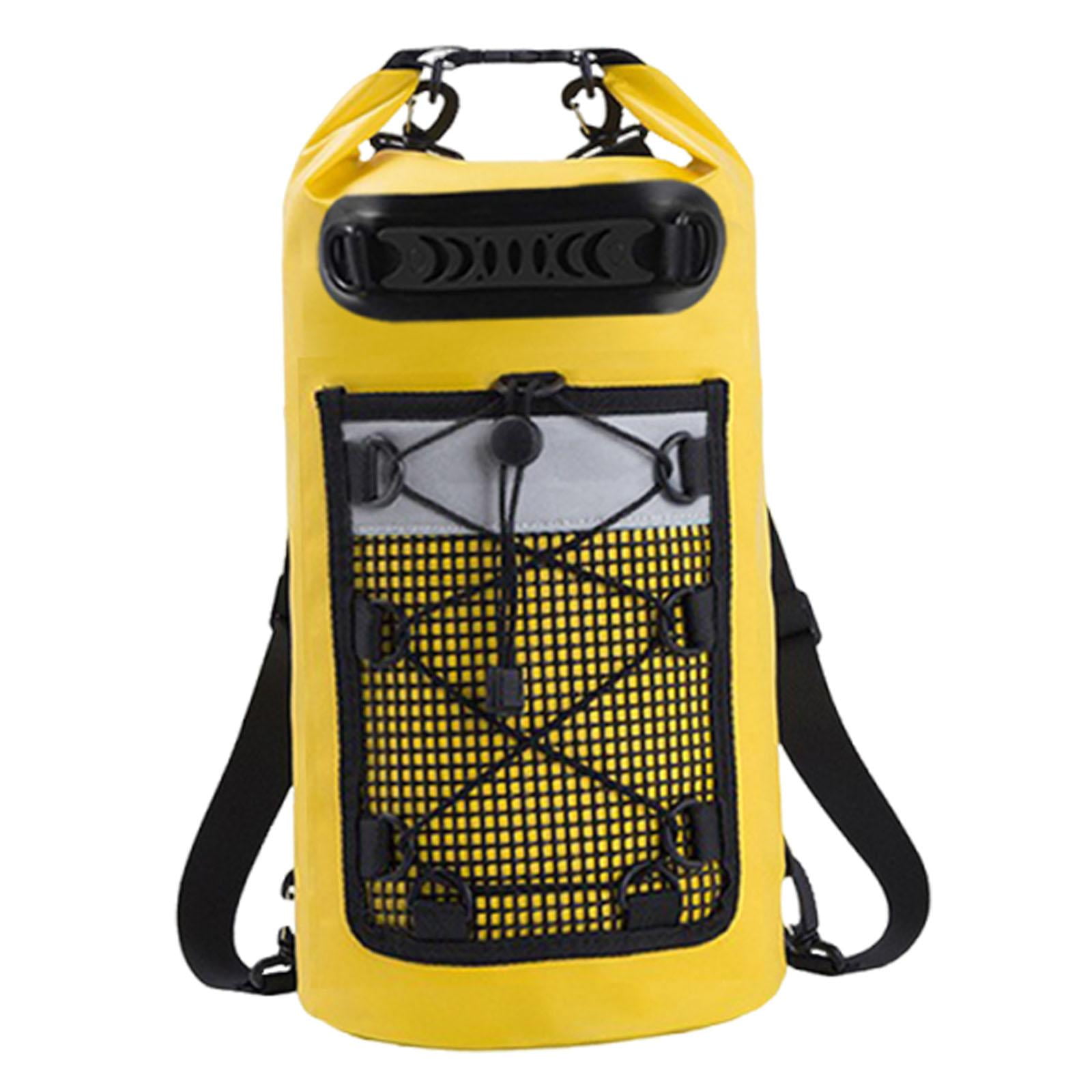 harayaa Dry Bag Comfortable Sturdy Keeps Gear Dry Large Capacity Lightweight Storage Bag Yellow