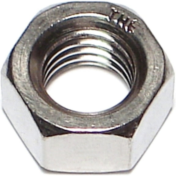 1/2"-13 18-8 Stainless Steel Coarse Thread Hex Nuts