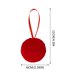 thumbnail image 2 of Luces navideñas peludas, adornos navideños para árbol, decoraciones navideñas colgantes verdes, bola colgante de 8 cm, 2 of 8