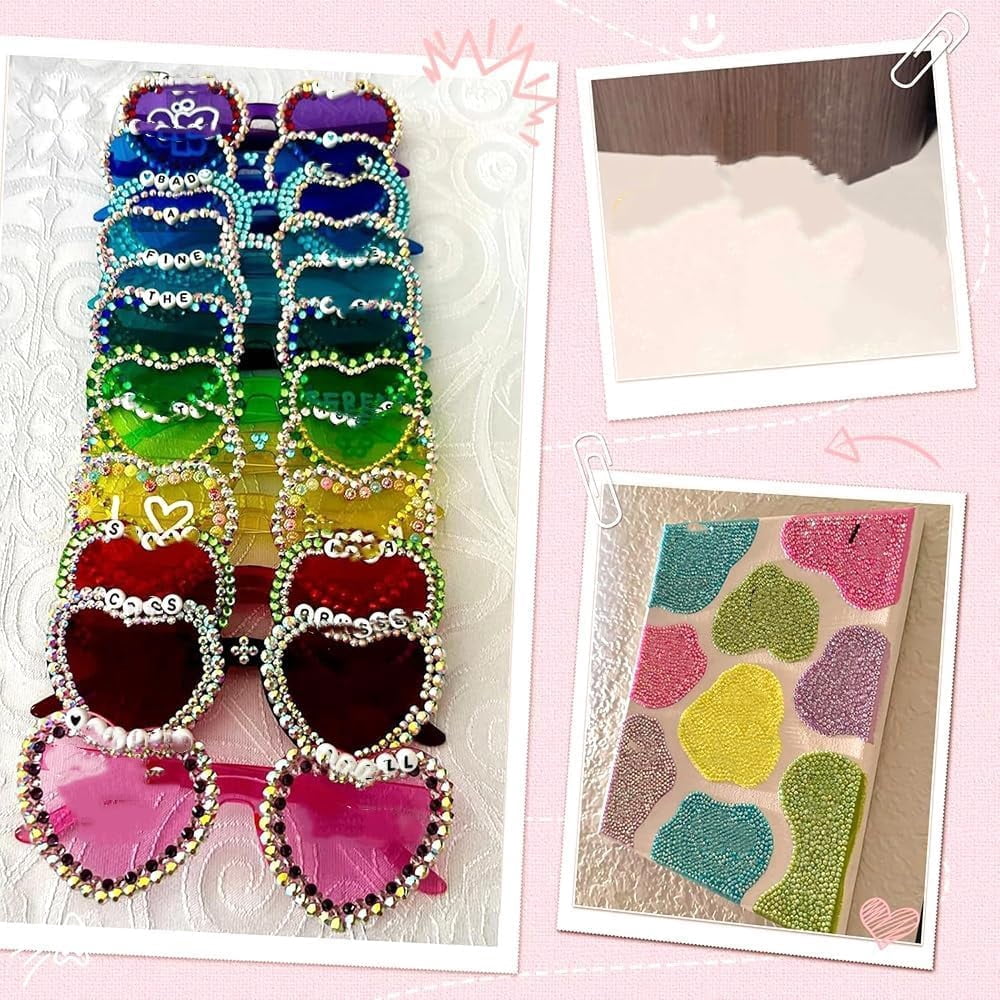 Resin Jelly Rhinestones for Bedazzling, Multicolor 3mm Flatback Rainbow Gems 3mm Rainbow Colorful Jelly Rhinestones Gems Bedazzling Bedazzed Kit, Multi Colored Gemstones Flatback Bedazzler