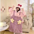 thumbnail image 3 of Ropa de estar por casa de felpa Kawaii Star Kieby, pijama de dibujos animados Sanrio My Melody, bata de Invierno para mujer, pijama con capucha, bata larga de felpa, regalo, 3 of 4