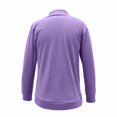 thumbnail image 5 of CONZONE Mens Pullover Sweatshirts Long Sleeve Sweatshirt for Men Trendy Plus Size Quarter Zip Stand Collar Fall Hoodie Sweatshirt, 5 of 5