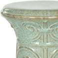 thumbnail image 3 of Safavieh Imperial Ceramic Indoor/Outdoor Garden Stool, Aqua, 3 of 4
