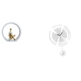 thumbnail image 1 of Estatua de niña,Estatuas de mujeres y niñas,figuritas decorativas elegantes,Escultura de arte abstracto,regalo creativo y moderno para el hogar.,Reloj de pared,Reloj de pared decorativo para, 1 of 8