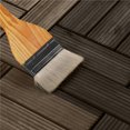 thumbnail image 4 of Renwick 12” x 12” Square Wood Flooring Tiles for Deck, Pack of 27, Black, 4 of 13