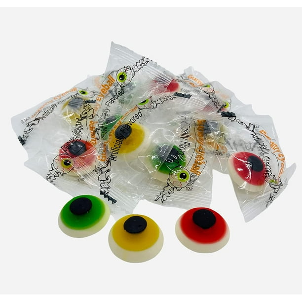 Sugar Pop (1) Bag Gummy Eyeballs 22 Individually Wrapped Pieces