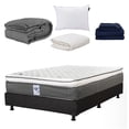 thumbnail image 1 of Colchón Queen Size + Box Belu + Edredón Homy+ Sábanas Softy + Almohada One + Protector Spring Air Dicasa Phantom, 1 of 9