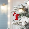 thumbnail image 4 of Neoyler Christmas Hat Letter Pendant Ornaments for Tree Decorations Personalized Gifts with Options for Home Office And Family Celebration 3.93X2.95in Red, 4 of 4