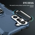 thumbnail image 5 of Dteck for Samsung Galaxy A03s Phone Case, 360° Rotate Ring Holder Stand Magnetic Car Mount Heavy Duty Rugged Armor Shockproof Drop Protection Phone Cover Case for Samsung A03s 6.5 inch 2021, Blue, 5 of 10