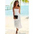 thumbnail image 3 of LASCANA Women's Convertible Lace Dress Lace Overlay, 3 of 6