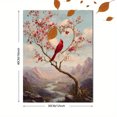thumbnail image 3 of Toile Murale Cœur de Fleur de Cardinal 15,75 X 11,81 Pouces, 3 of 8