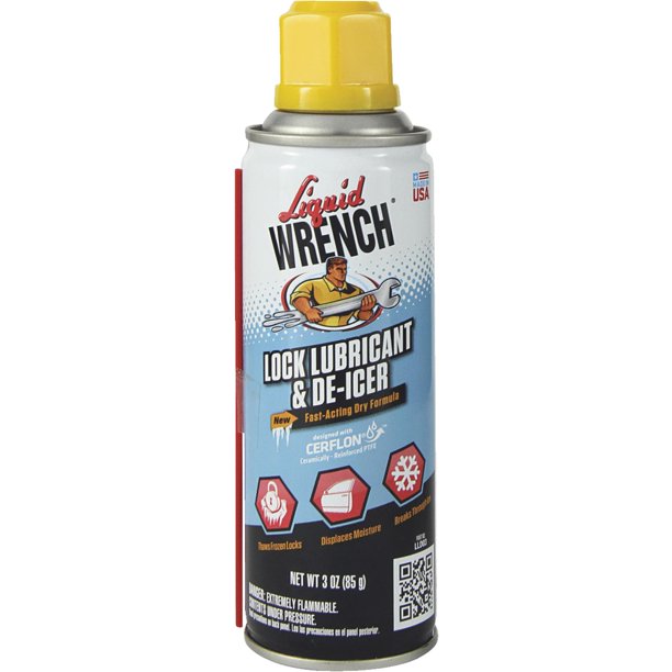 Liquid Wrench 3 Oz. Aerosol Spray Lock Lubricant & DeIcer LLD03