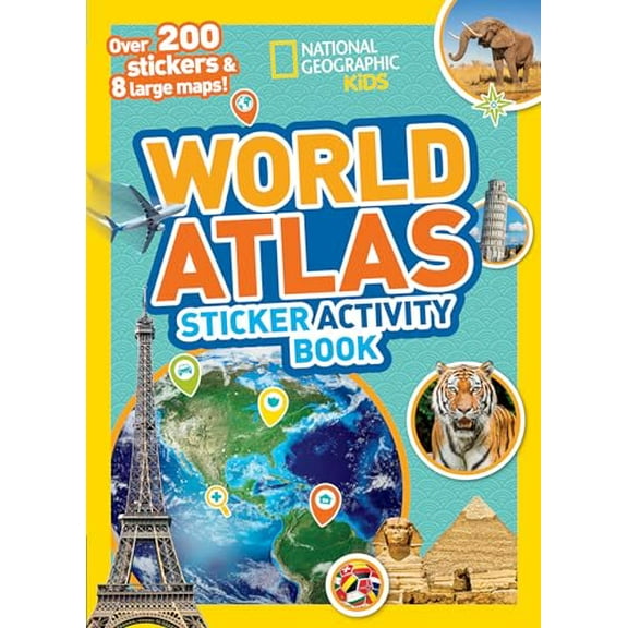 Pre-Owned National Geographic Kids World Atlas Sticker Activity Book (Paperback) 1426325673 9781426325670