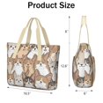 thumbnail image 3 of Tote Bag for Women - Corgi Crowd Shoulder Bag - Large Utility Work Duffle Bag with Zipper Handbag for Travel, Work, Sprots, 3 of 5
