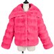 thumbnail image 4 of Chaqueta cálida de invierno para mujer, color liso, con cuello vuelto, 4 of 4