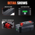 thumbnail image 3 of Batería DASNITE de iones de litio de 18 V, 7,0 Ah, paquete de 2 unidades para Black & Decker, 3 of 7
