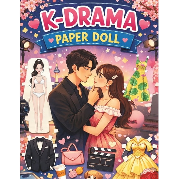 K-Drama Paper Doll: Where Paper Meets Glamour!: Over 30 Glam Dresses and Outfits for Extended Play - Create Your Own K-D, (Paperback)