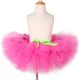 thumbnail image 4 of Falda tutú de fresa para niñas, falda tutú de princesa rosa fuerte para niños, falda de tul mullida para fiesta de cumpleaños y Halloween, 4 of 5
