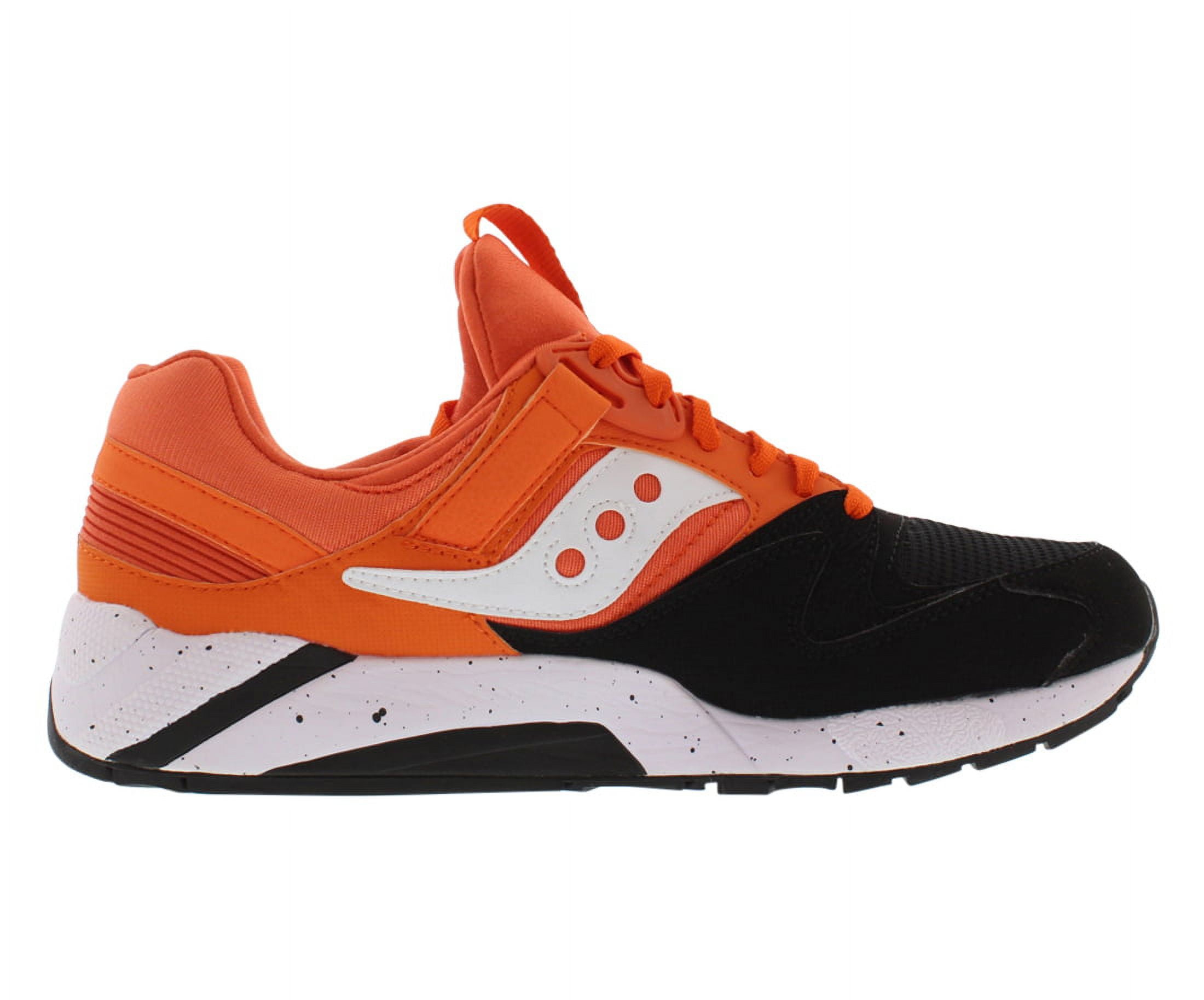 Saucony Men s Grid 9000 Black Orange Ankle High Fashion Sneaker 10M Walmart