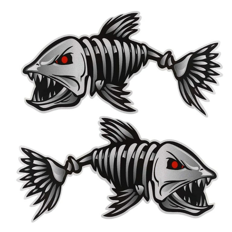 GENEMA Auto Sticker Boat Stickers for Kayak Fishing Car Reflective Decals  Accessories