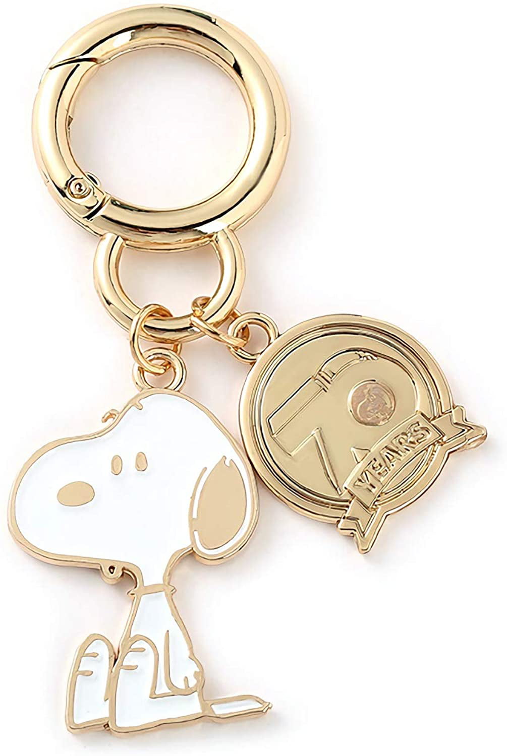 Snoopy 70th Anniversary Collectible Metal Keychain