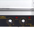 thumbnail image 1 of VEVOR Hot Dog Roller 7 Rodillos 18 Hot Dogs Capacidad 1050W Acero inoxidable Salchicha Parrilla Cocina Máquina con doble control de temperatura Cubierta de vidrio Acrílico, 1 of 9