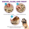 thumbnail image 4 of Outward Hound by Nina Ottosson Dog Hide N' Slide Treat Puzzle Enrichment Toy, Level 2 Intermediate, Tan, Composite, 4 of 8