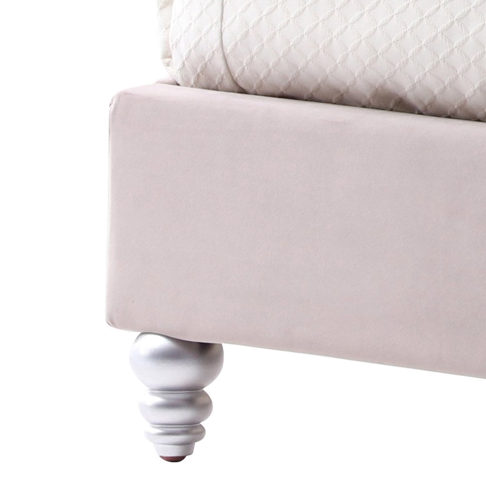 Glory Furniture Joy Queen Bed in Beige Color
