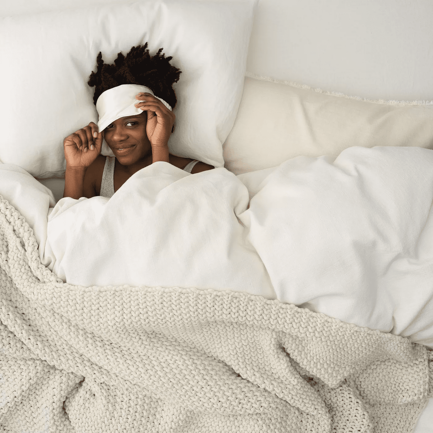 Chunky Knit Bed Blanket Casaluna Full Queen