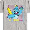 thumbnail image 3 of Disney - Lilo & Stitch - Neon Stitch - Toddler & Youth Short Sleeve Graphic T-Shirt, 3 of 5