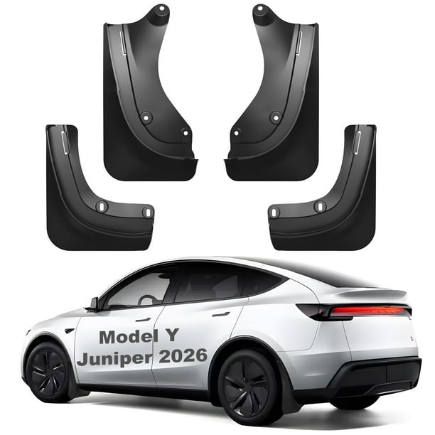 Juego de Guardabarros Nanaholy para Tesla Model Y Juniper 2026 - Set de 4