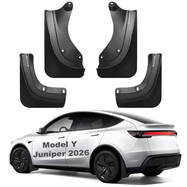 Juego de Guardabarros Nanaholy para Tesla Model Y Juniper 2026 - Set de 4