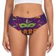 thumbnail image 1 of Balery Mardi Gras2 Ropa Interior de Algodón para Mujer con Dibujo – Braguitas Cómodas y Elásticas, Estilo Clásico-X-Small, 1 of 6