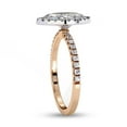 thumbnail image 3 of AFFY Solitaire Engagement Ring | Center 10X5MM Marquise Cut Lab Created Moissanite Promise Rings For Women In 14k Rose Gold Over Sterling Silver Jewelry Gift for Her, Ring Size 8, 3 of 5