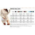 thumbnail image 5 of Long Sleeve Female Casual Knit Sweater Dress Mini Pullover Dress, 5 of 5