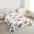 thumbnail image 3 of Castle Fairy Cartoon Dinosaur Full Size Comforter Sets,Animal Dino Bedding Sets, 3 of 8