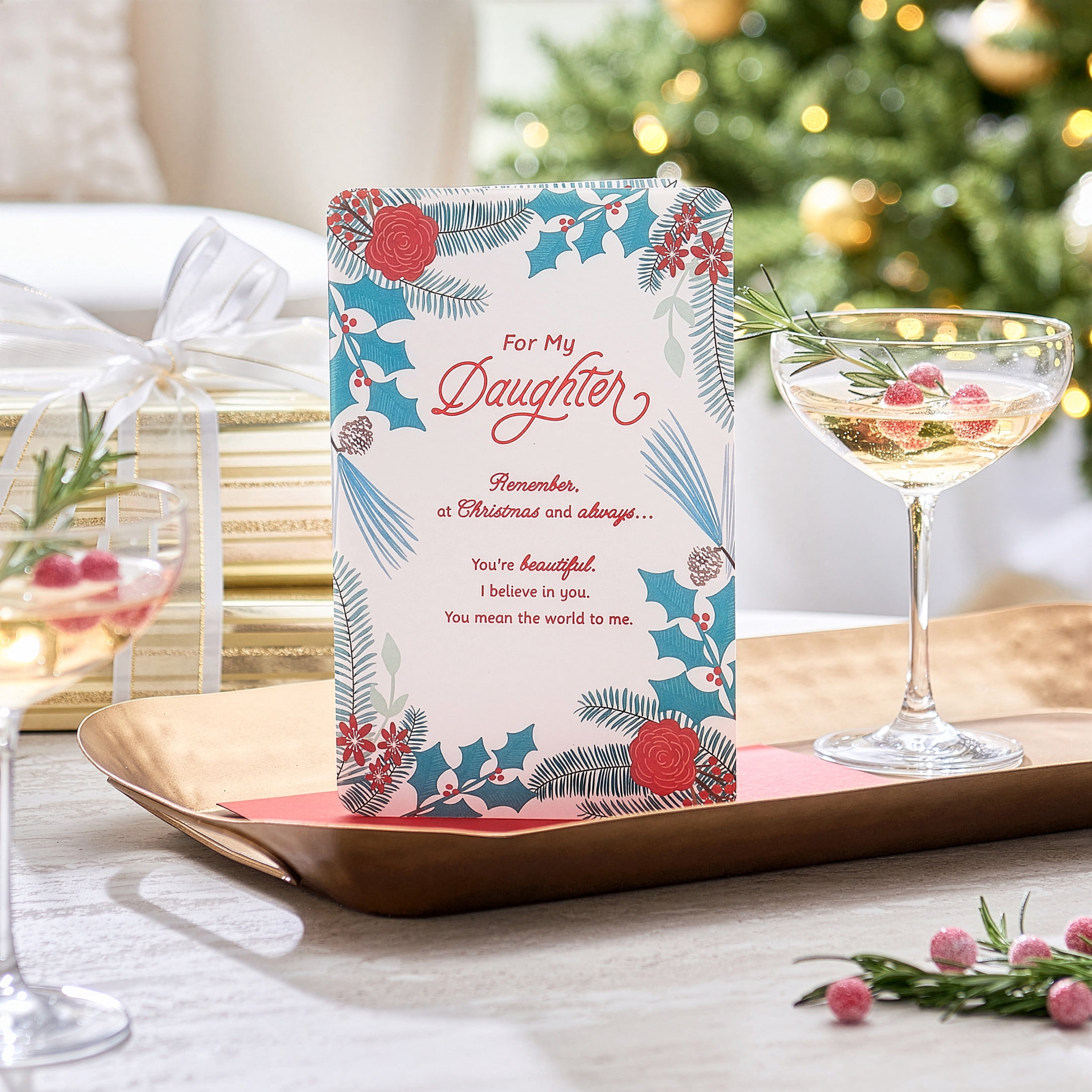 American Greetings Christmas Card for Daughter (I Love You Always)