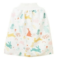 Odeerbi Infant Girls Waterproof Diaper Skirt Comfy Breathable Potty Training Diaper Shorts High Waist Urinary Skirt Baby Skirt Yellow