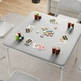 thumbnail image 2 of Aoile 5 Pcs Card Table and Chairs, Foldable Table and Chair Set for Indoor/Outdoor, Home, Parties, Picnics, Games, Gray, 2 of 7