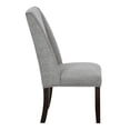 thumbnail image 5 of New Classic Furniture Faust Solid Wood Dining Chair in Gray (Set of 2), 5 of 7