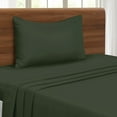 thumbnail image 4 of BELIZZI HOME Twin Sheet Set - Double Brushed Microfiber Twin Bedding Set, 3 Piece Deep Pocket Twin Sheet - Ultra Soft, Easy-Fit, Wrinkle Free, Quick Dry, Easy Care Twin Sheets - Olive Green, 4 of 5