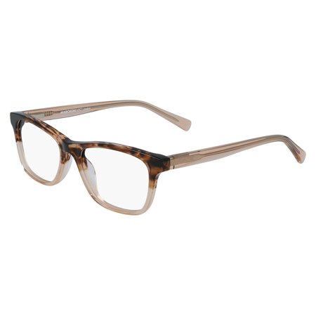 Marchon NYC M-Brookfield Mini Full Rim Square Brown Tortoise Gradient Eyeglasses