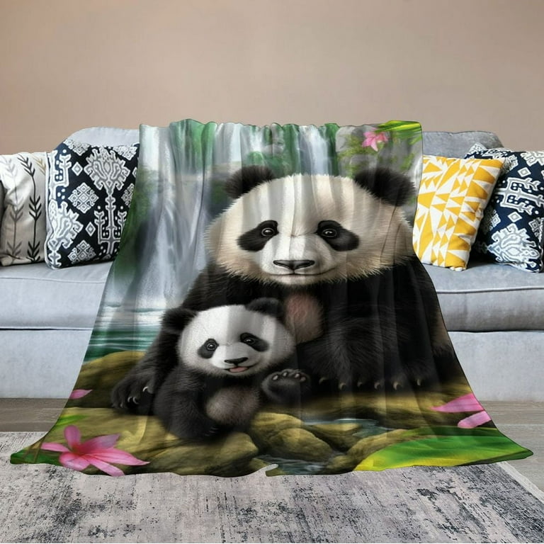 Super soft panda blanket new arrivals