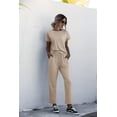 thumbnail image 1 of Nouveaux Ensembles Assortis pour Femmes Pantalons Longs Design Original Décontracté Col Rond Vêtements Couleur Unie, 1 of 2