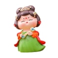 thumbnail image 4 of Fancyes Chinese Tang Girl Figurine Doll Handicraft 3x2.8x4.4inch Collectible Resin Sculpture for Livingroom, Bedroom Multifunctional With, 4 of 8