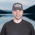 thumbnail image 2 of Pavilion Gift Company - Kayak People - Dark Gray Adjustable Hat, 2 of 10