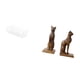 thumbnail image 5 of Cesta de almacenamiento,Cesta organizadora de almacenamiento de cocina colgante de alambre,Organizador de pared para baño con cesta de almacenamiento de alambre,Figura de mesa,Estatua de gato, 5 of 8