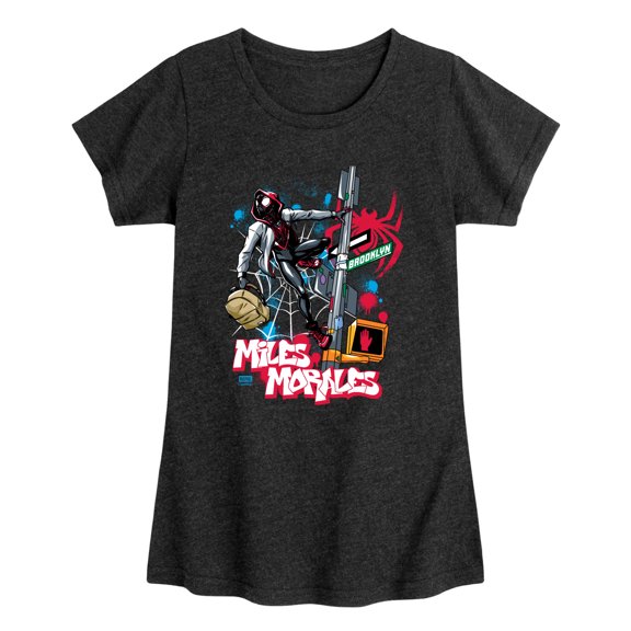 Spider-Man - Miles Morales Fitted Short Sleeve Graphic T-Shirt