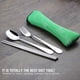 thumbnail image 5 of Juego De Vajilla De Viaje, Vajilla De Camping Segura Antioxidante Que No Se Desvanece, Amigos Y Familias Para Acampar Al Aire Libre, Viajar, Picnic, Etc. ANGGREK Camping Cutlery Set, 5 of 8